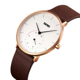 9213 Reloj Skmei para caballero pulsera de piel