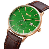 9273 Reloj Skmei para Hombre Pulsera de Cuero Análogo