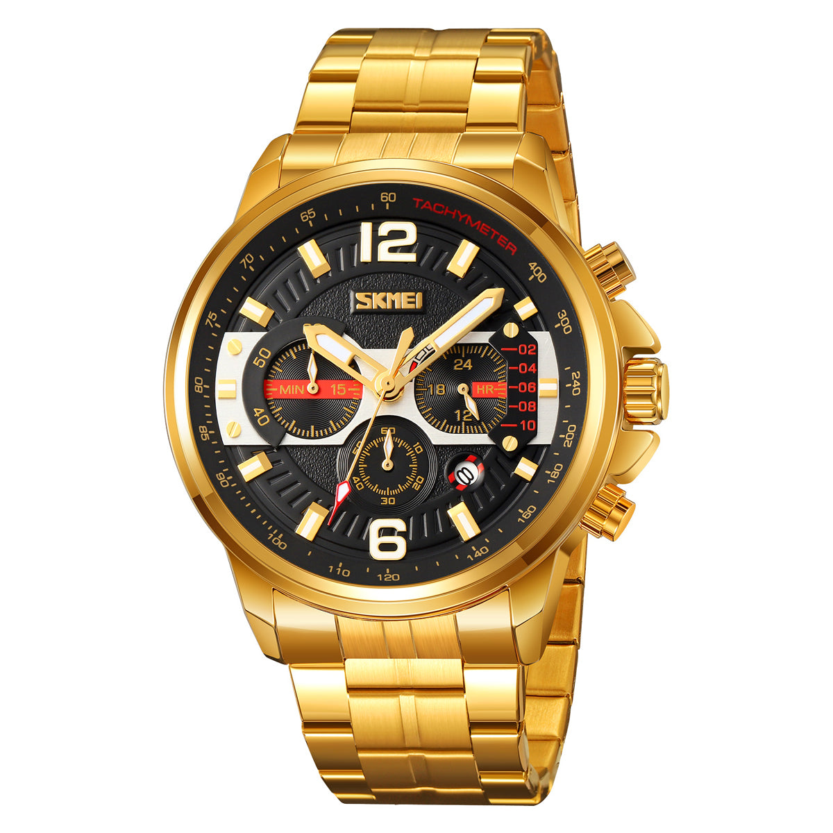 9332  Reloj Skmei para caballero pulsera de metal