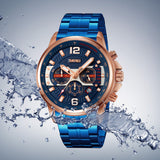 9332  Reloj Skmei para caballero pulsera de metal
