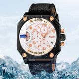 9343 Reloj Skmei para caballero pulsera de cuero