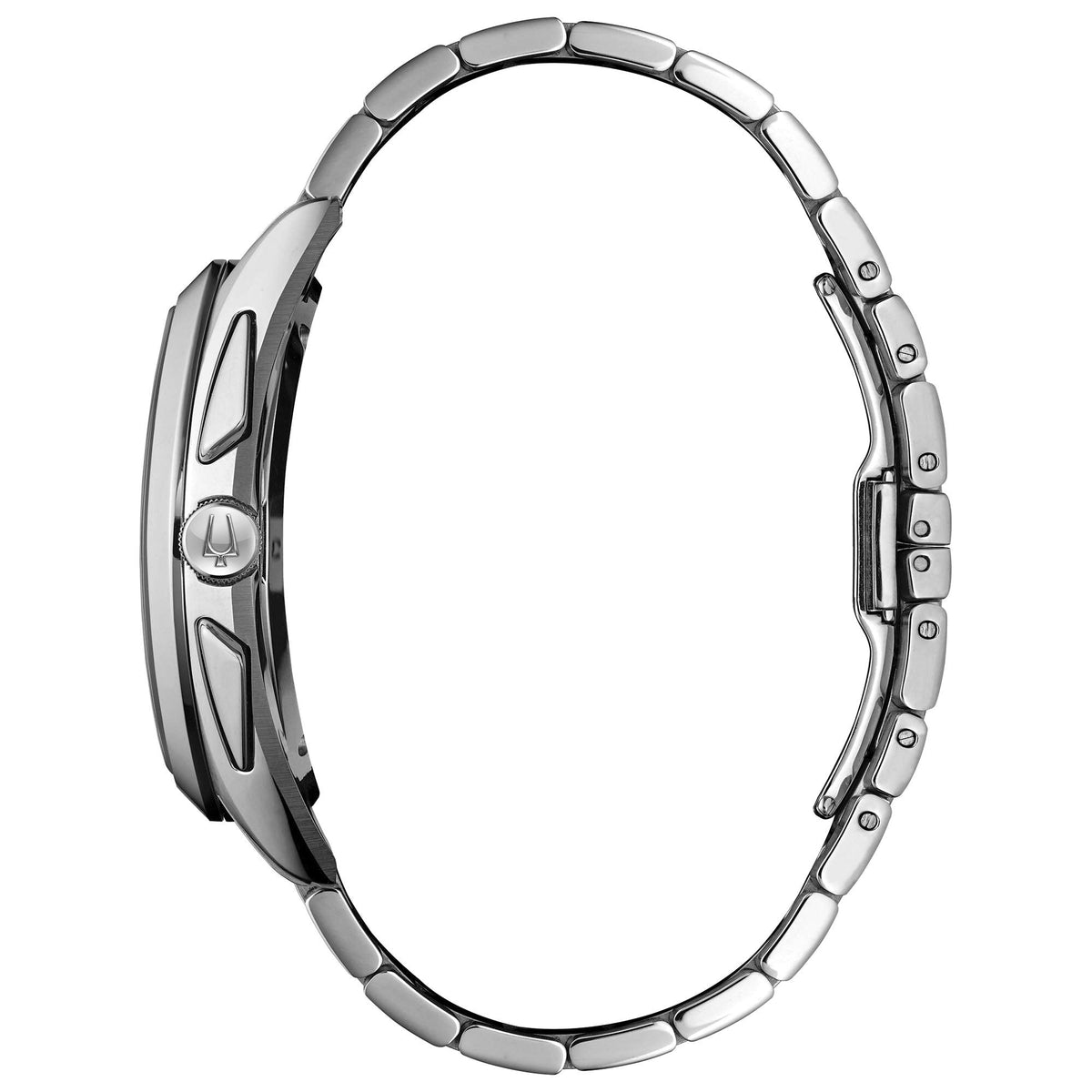 96A186 Reloj Bulova Curv de hombre correa de metal
