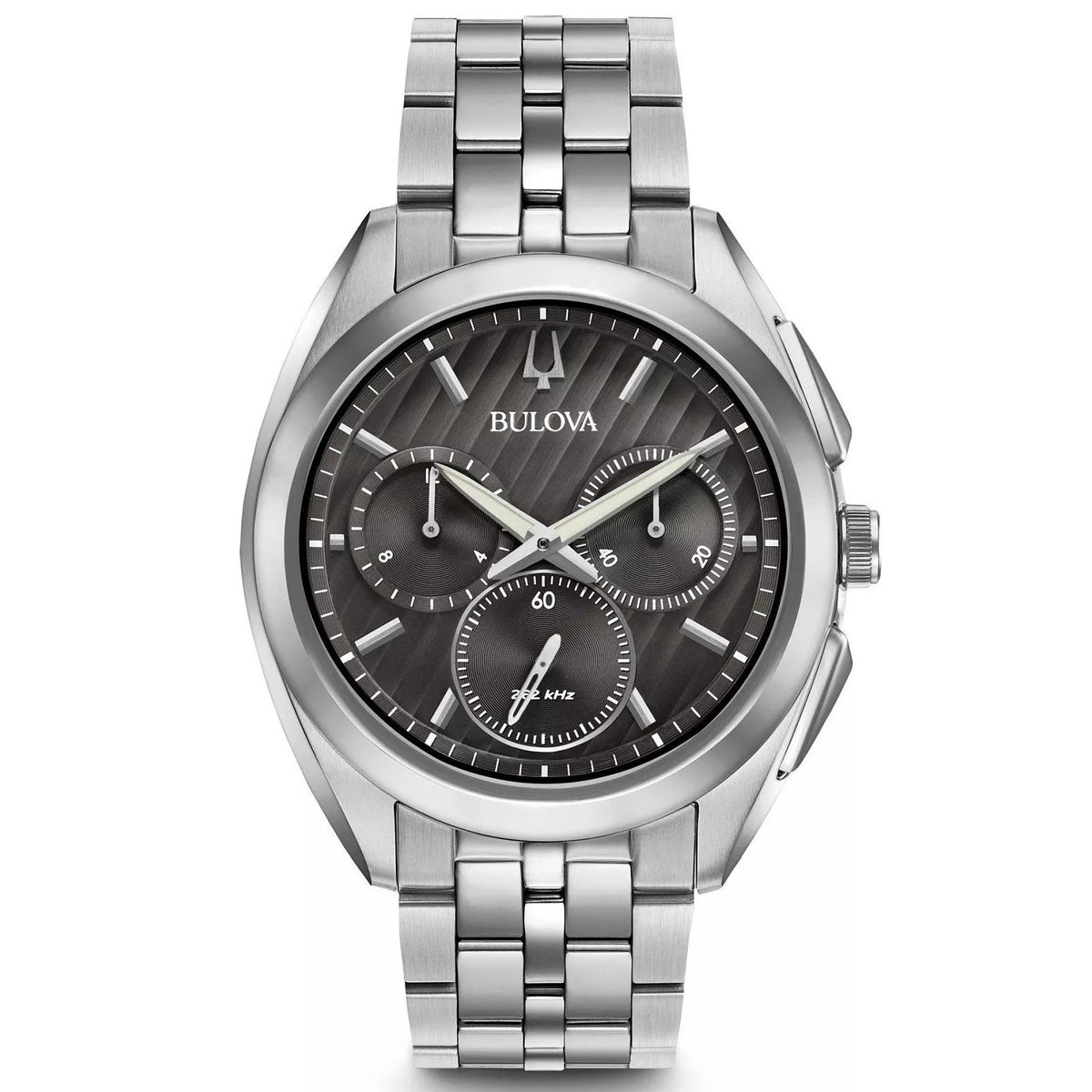 96A186 Reloj Bulova Curv de hombre correa de metal