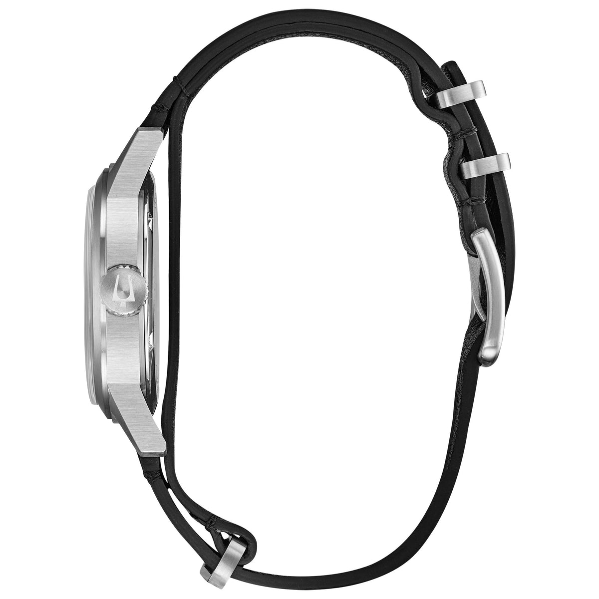 96A219 Reloj Bulova Military de hombre correa de piel