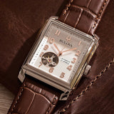 96A268 Reloj Bulova Sutton de hombre correa de piel 33 mm