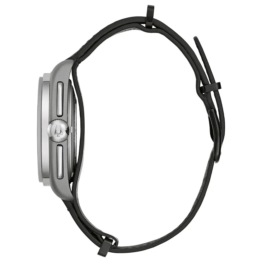 96A312 Reloj Bulova Lunar Pilot de hombre pulsera de cuero