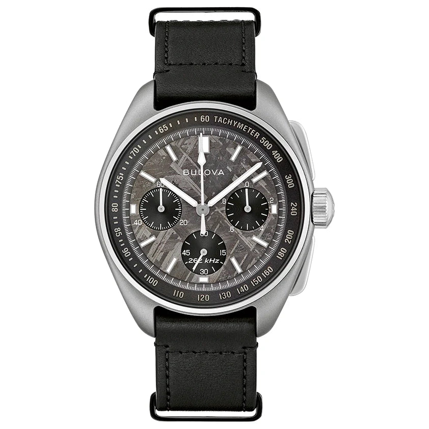 96A312 Reloj Bulova Lunar Pilot de hombre pulsera de cuero