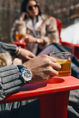 96A330 Reloj Bulova Sutton de hombre automático banda de piel