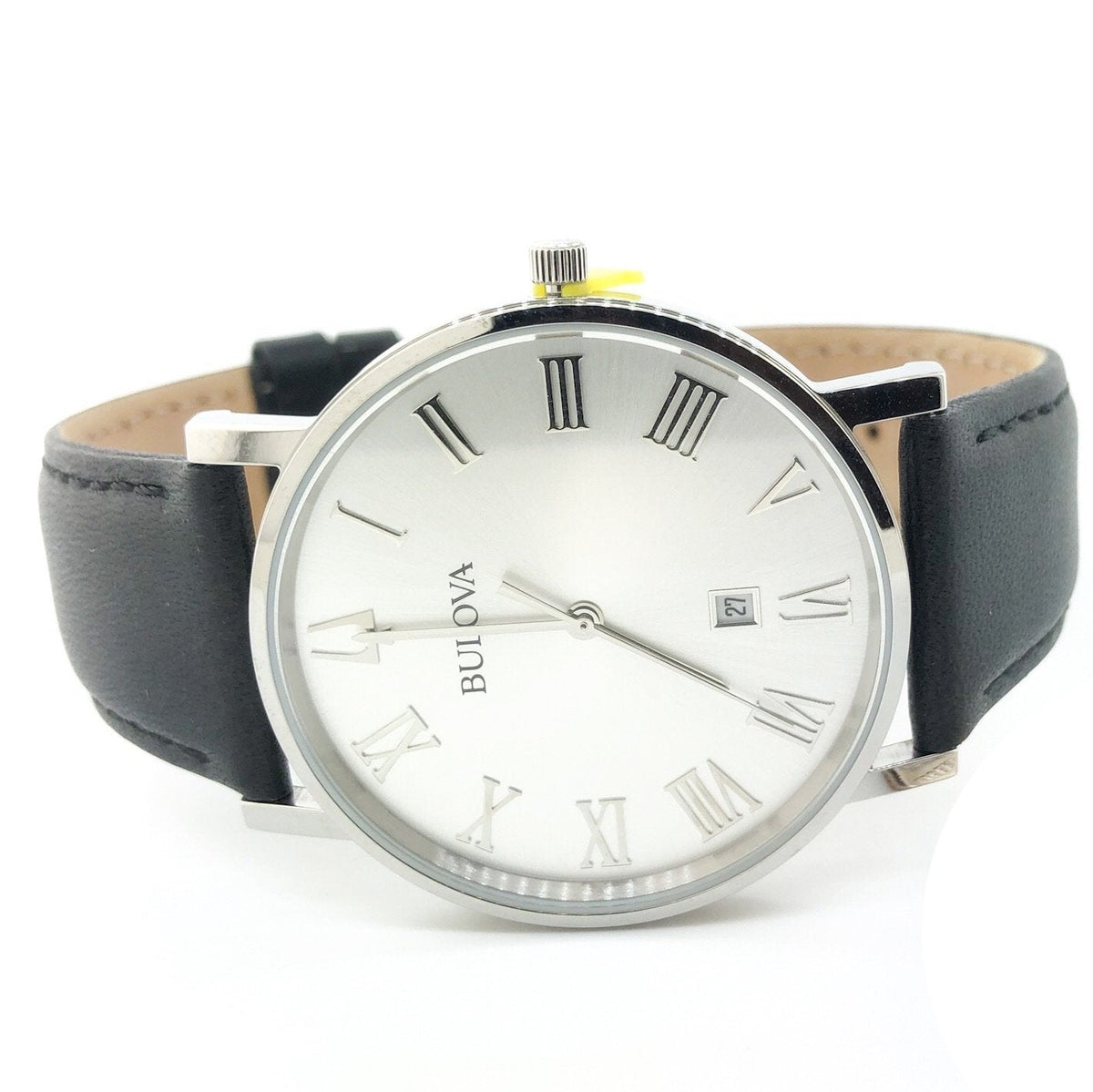 96B312 Reloj Bulova American Clipper de hombre correa de cuero