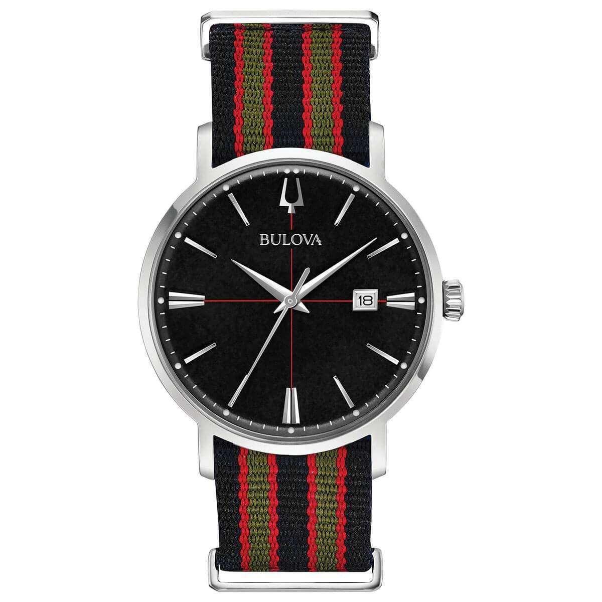 96B317 Reloj Bulova Aerojet de hombre correa de tela