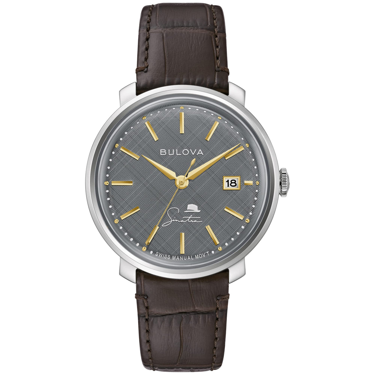 96B345 Reloj Bulova Frank Sinatra de hombre correa de cuero