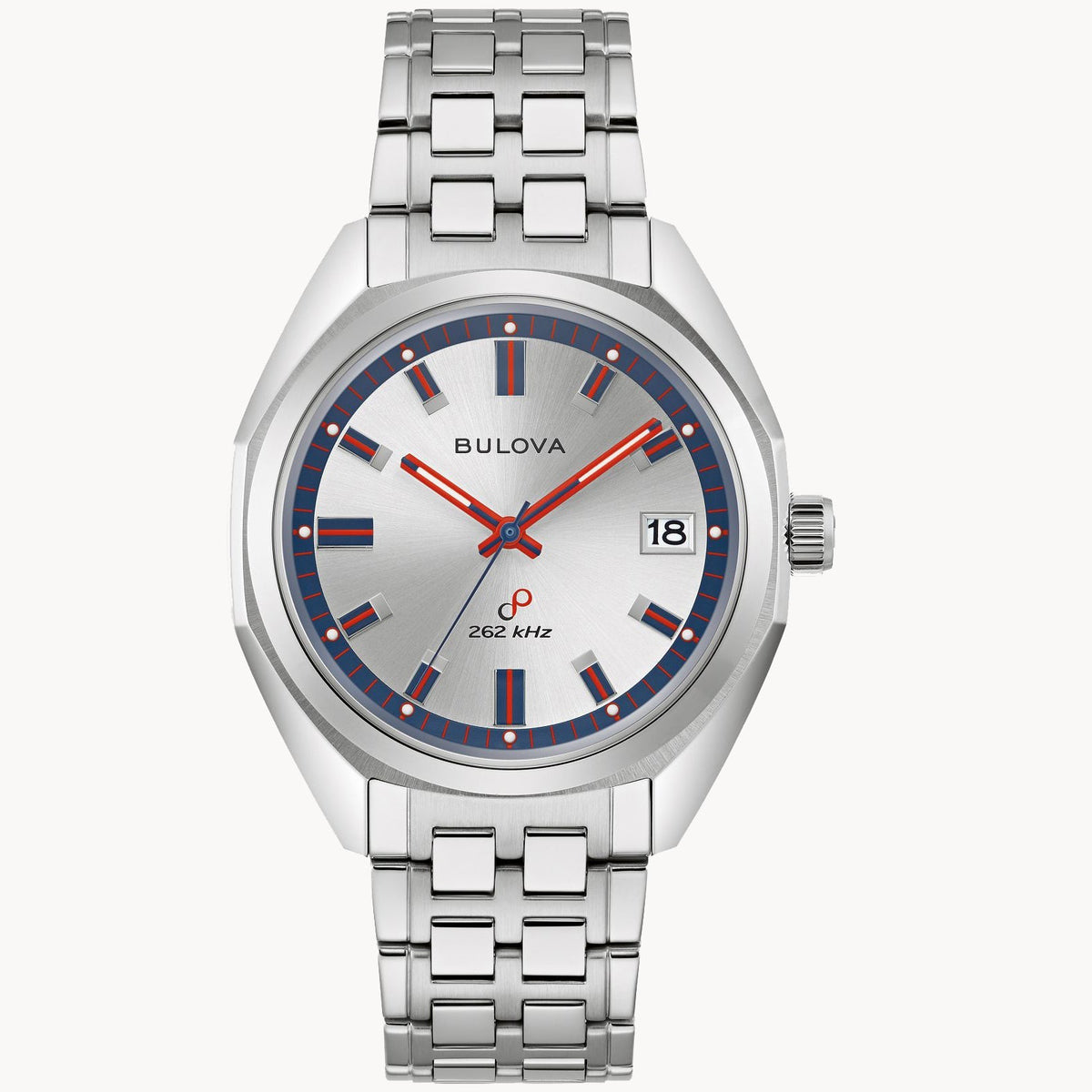 96B400 Reloj Bulova Jet Star de hombre pulsera de metal 40 mm