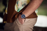 96B402 Reloj Bulova Sutton de caballero pulsera de cuero