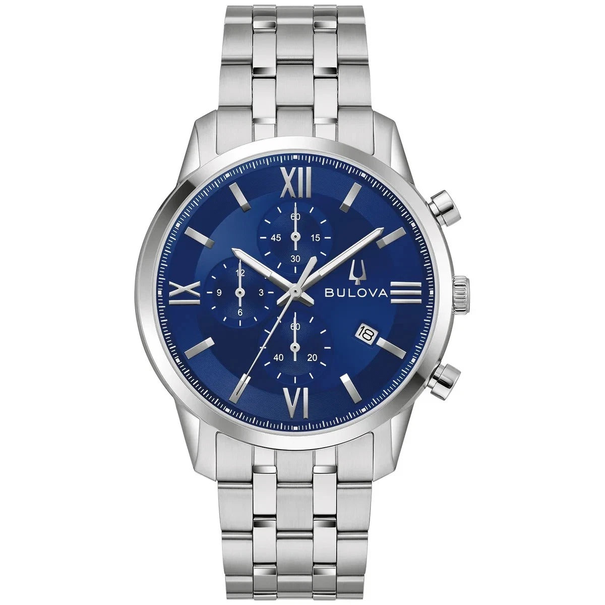 96B476 Reloj Bulova Sutton  de hombre correa de metal
