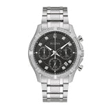 96J119 Reloj Bulova Classic Diamond de hombre correa de metal