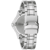 96K114 Reloj Bulova Crystal de hombre correa de metal