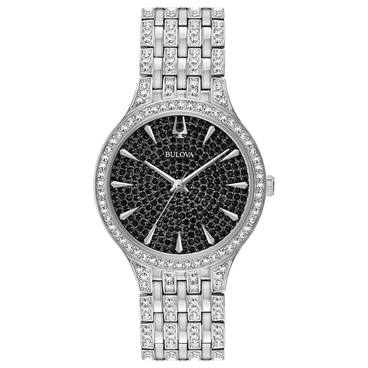 96L273 Reloj Crystal Phantom de dama pulsera de metal