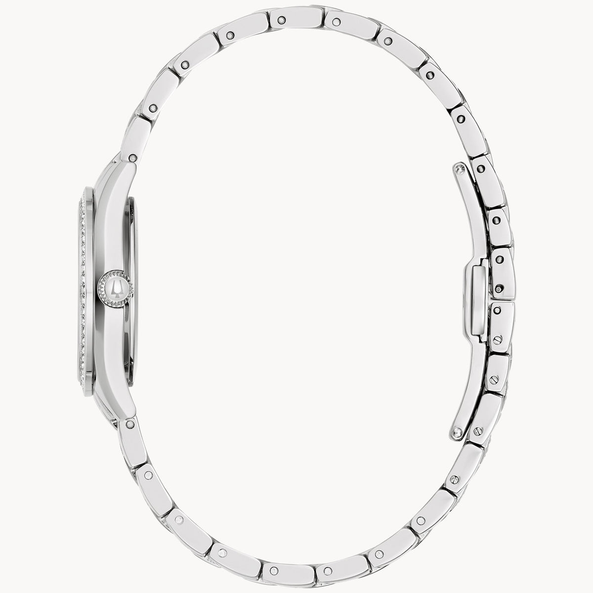 96L311 Reloj Bulova Crystal de dama pulsera de metal