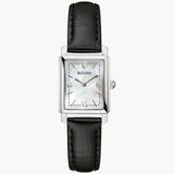 96L330 Reloj Bulova Sutton de mujer correa de cuero