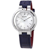 96P196 Reloj Bulova Rubaiyat de señorita correa de cuero