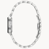 96P202 Reloj Bulova Quadra de dama banda de metal 20 mm
