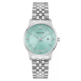 96P259 Reloj Bulova para dama pulsera de metal