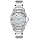 96R216 Bulova Classic Reloj de dama pulsera de acero inoxidable 31 mm