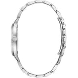 96X145 Reloj Bulova Crystal Mother of Pearl de dama pulsera de metal 32 mm