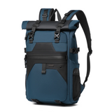 9761  Mochila Ozuko Impermeable Rolltop de 30L