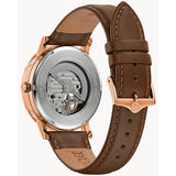 97A155 Reloj Bulova para Hombre Automático banda de piel