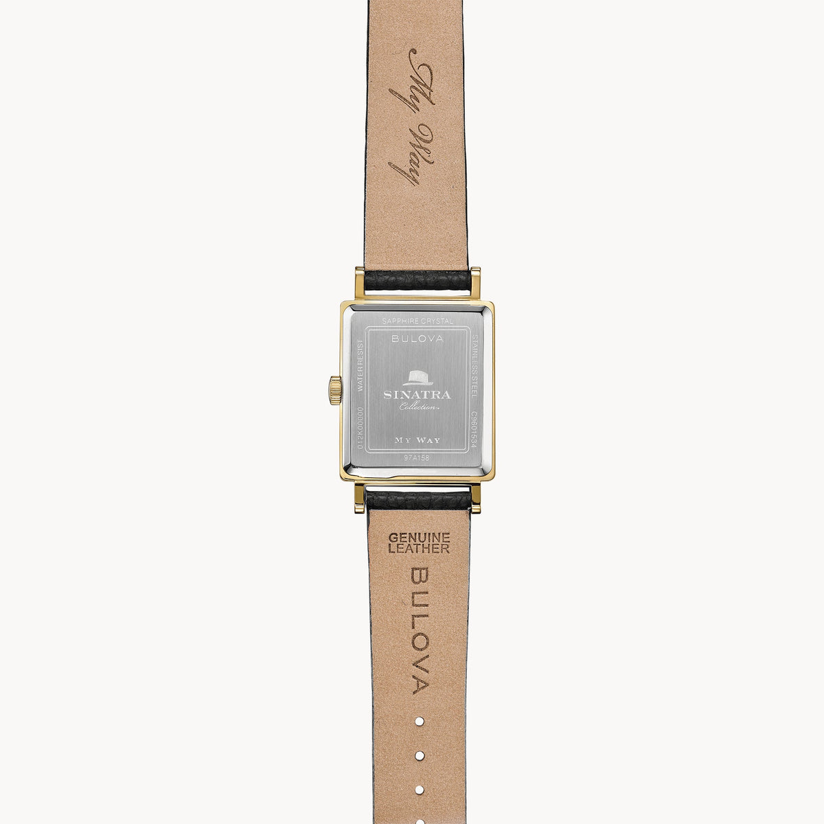 97A158 Reloj Bulova Frank Sinatra My Way de hombre banda de piel 30 mm