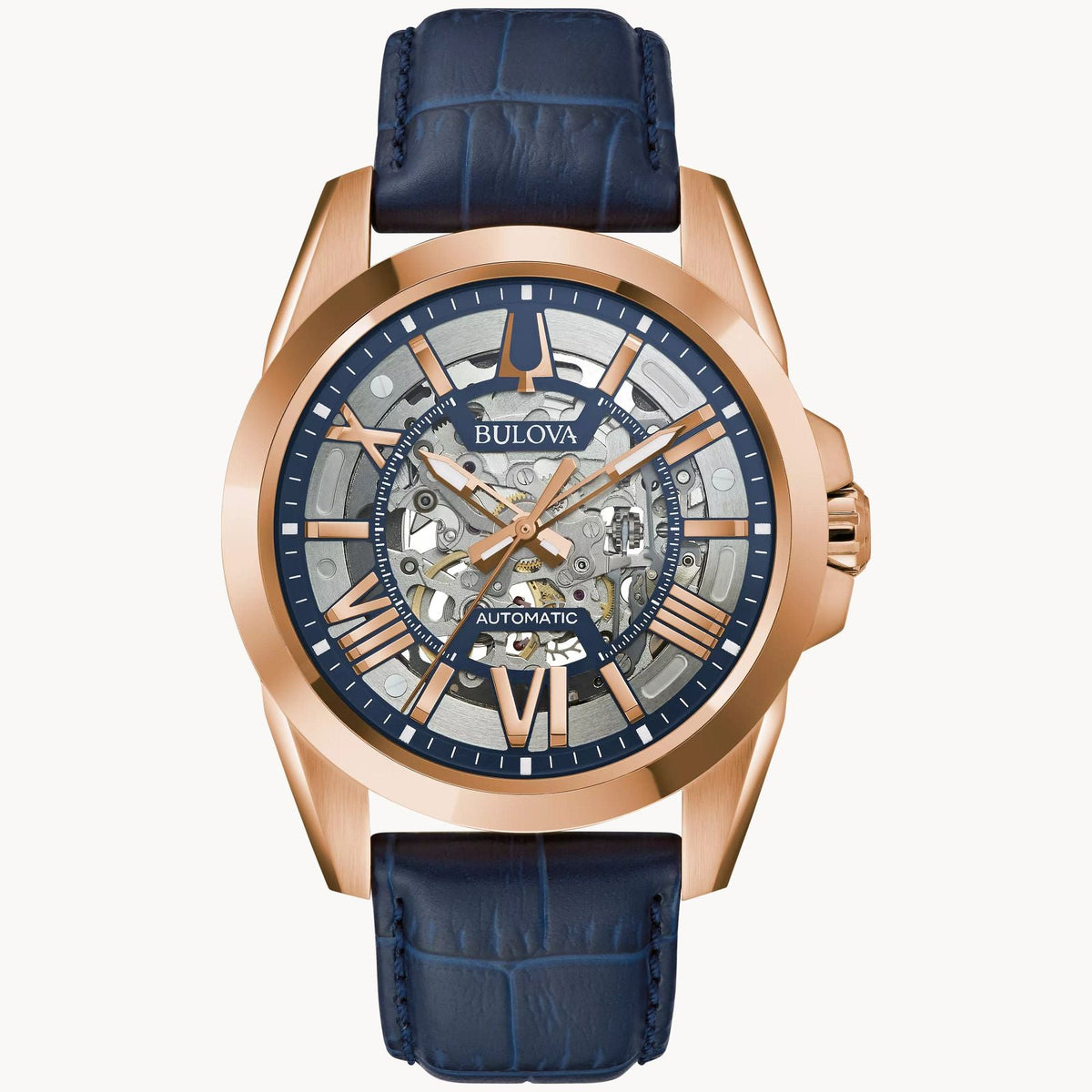 97A161 Reloj Bulova Sutton de caballero pulsera de piel