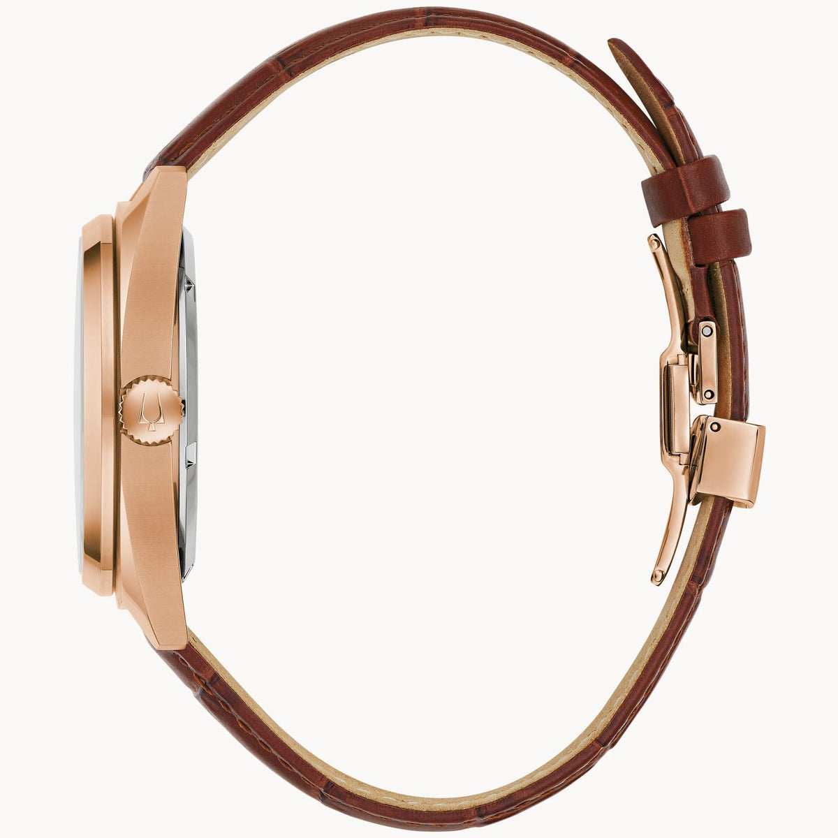 97A175 Reloj Bulova Surveyor de hombre pulsera de cuero 41mm