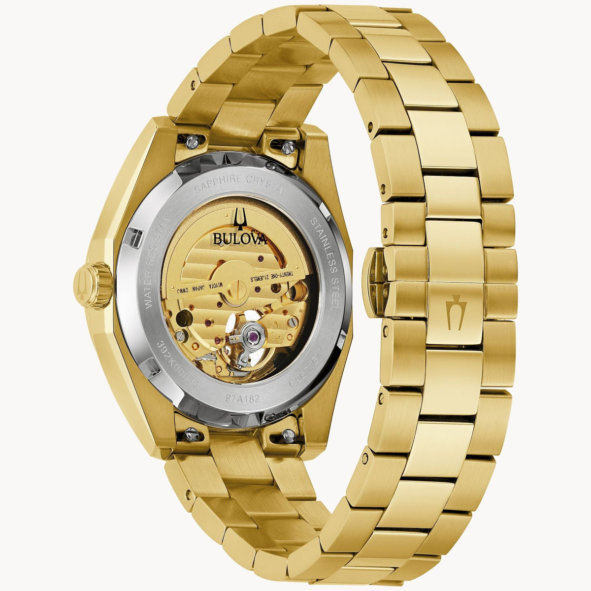 97A182 Reloj Bulova Surveyor de hombre banda de metal 39 mm