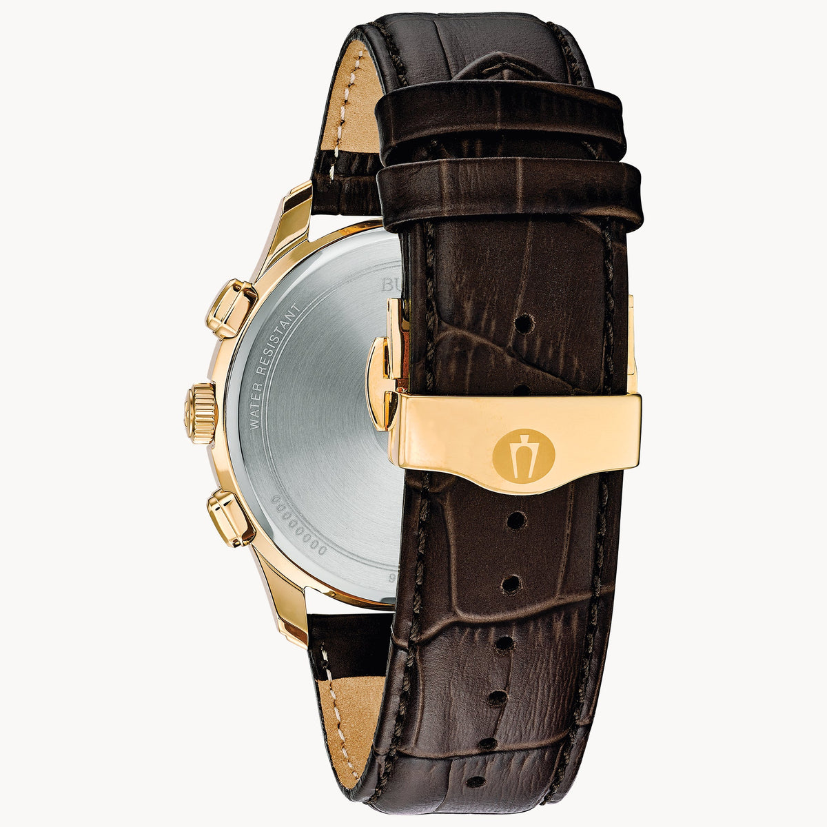 97B169 Reloj Bulova Classic de hombre pulsera de cuero 46 mm