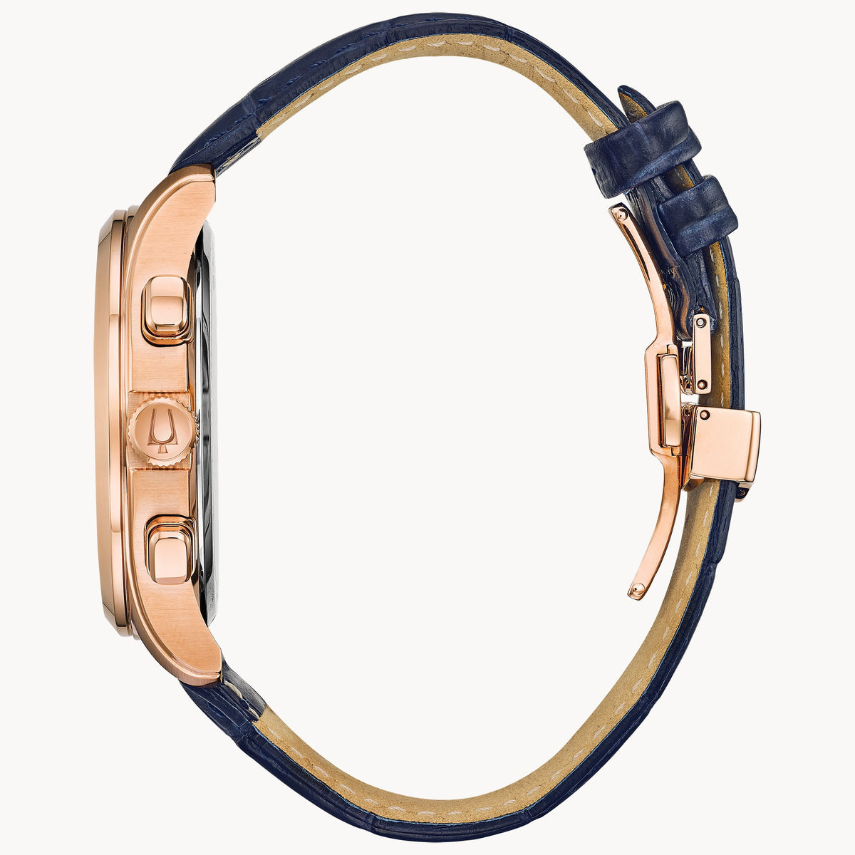 97B170 Reloj Bulova Wilton de hombre pulsera de cuero