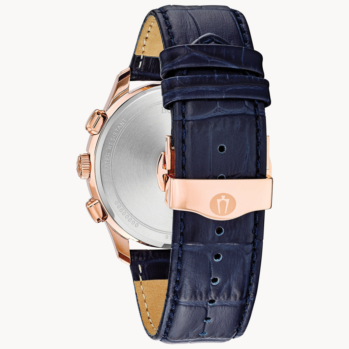 97B170 Reloj Bulova Wilton de hombre pulsera de cuero