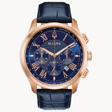 97B170 Reloj Bulova Wilton de hombre pulsera de cuero
