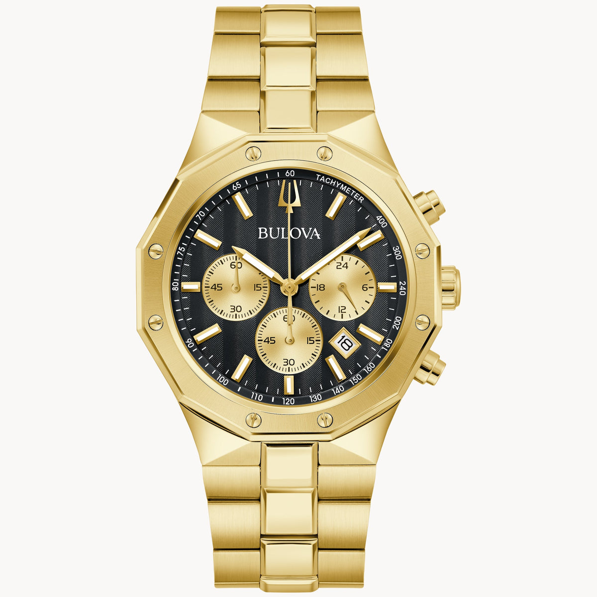 97B232 Reloj Bulova Prestige de hombre correa de metal