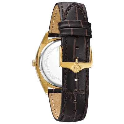 97C106 Reloj Bulova para caballero pulsera de piel