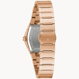 97P158 Reloj Bulova Gemini de dama banda de metal 30 mm