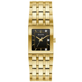 97P167 Reloj Bulova Quadra de dama banda de metal