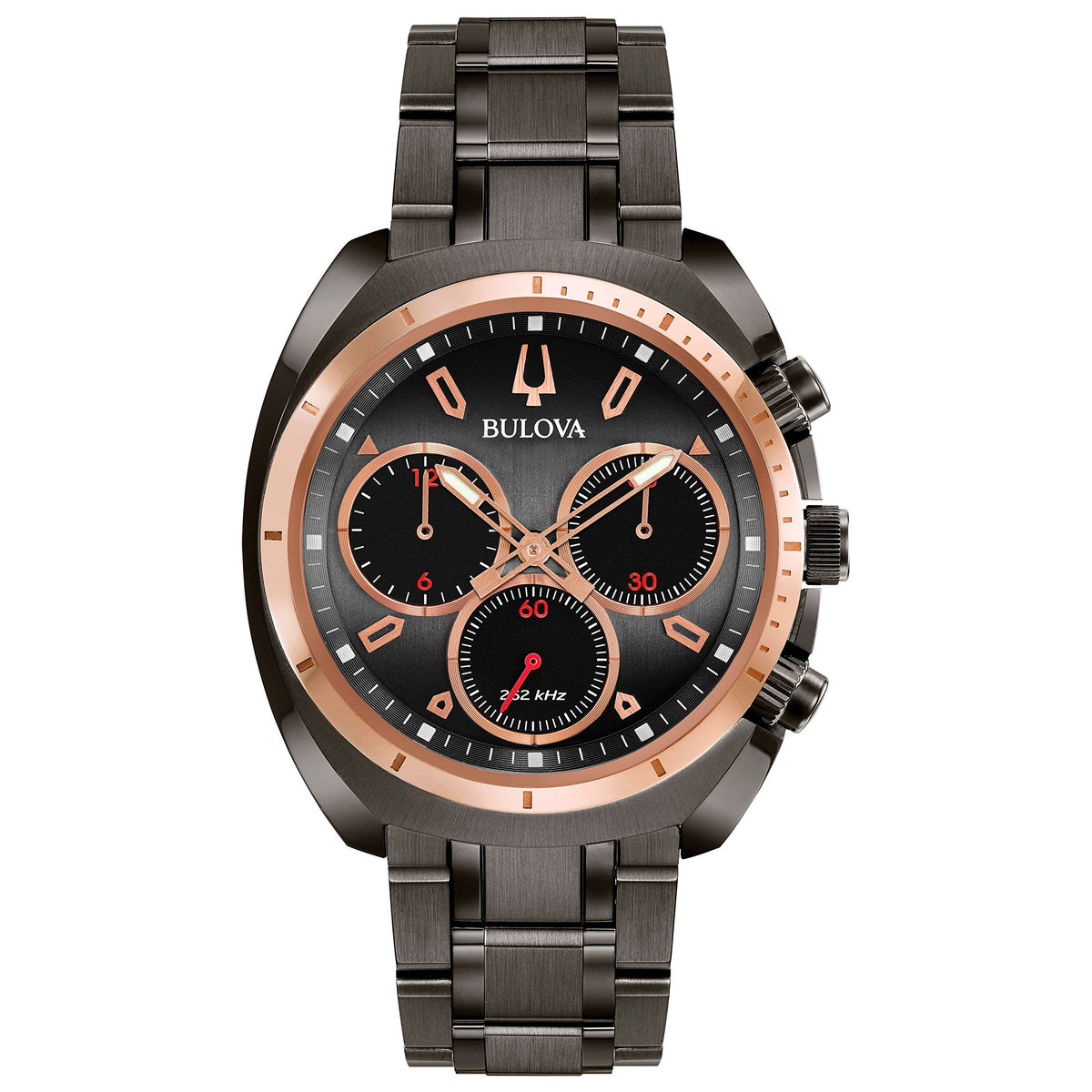 98A158 Reloj Bulova Curv de hombre correa de metal
