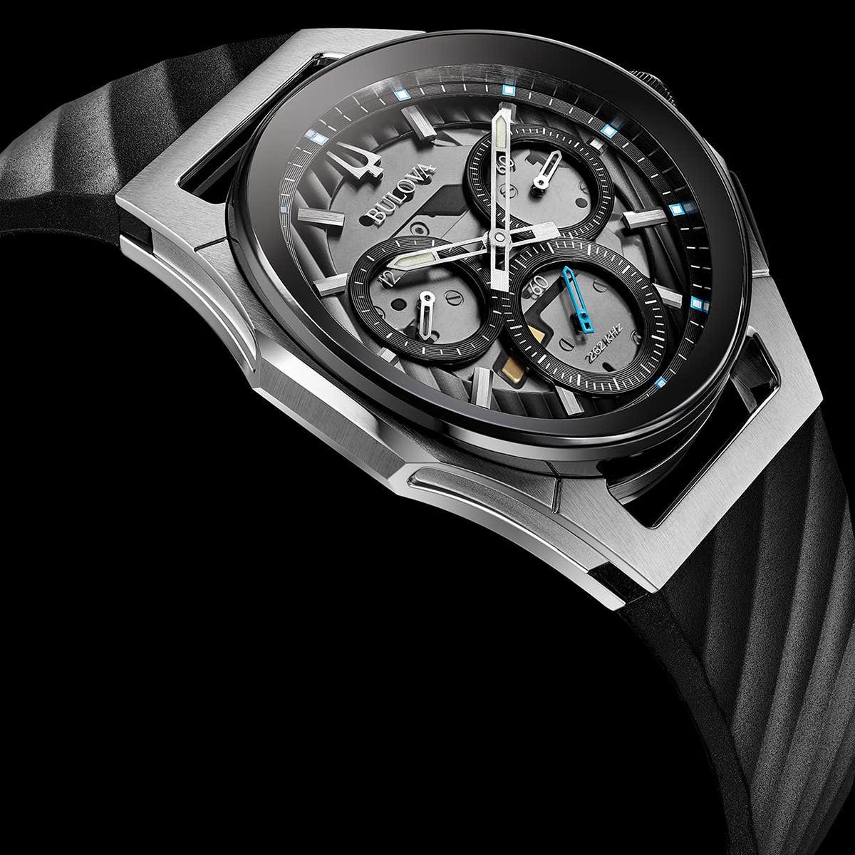 98A161 Reloj Bulova Curv de hombre correa de resina