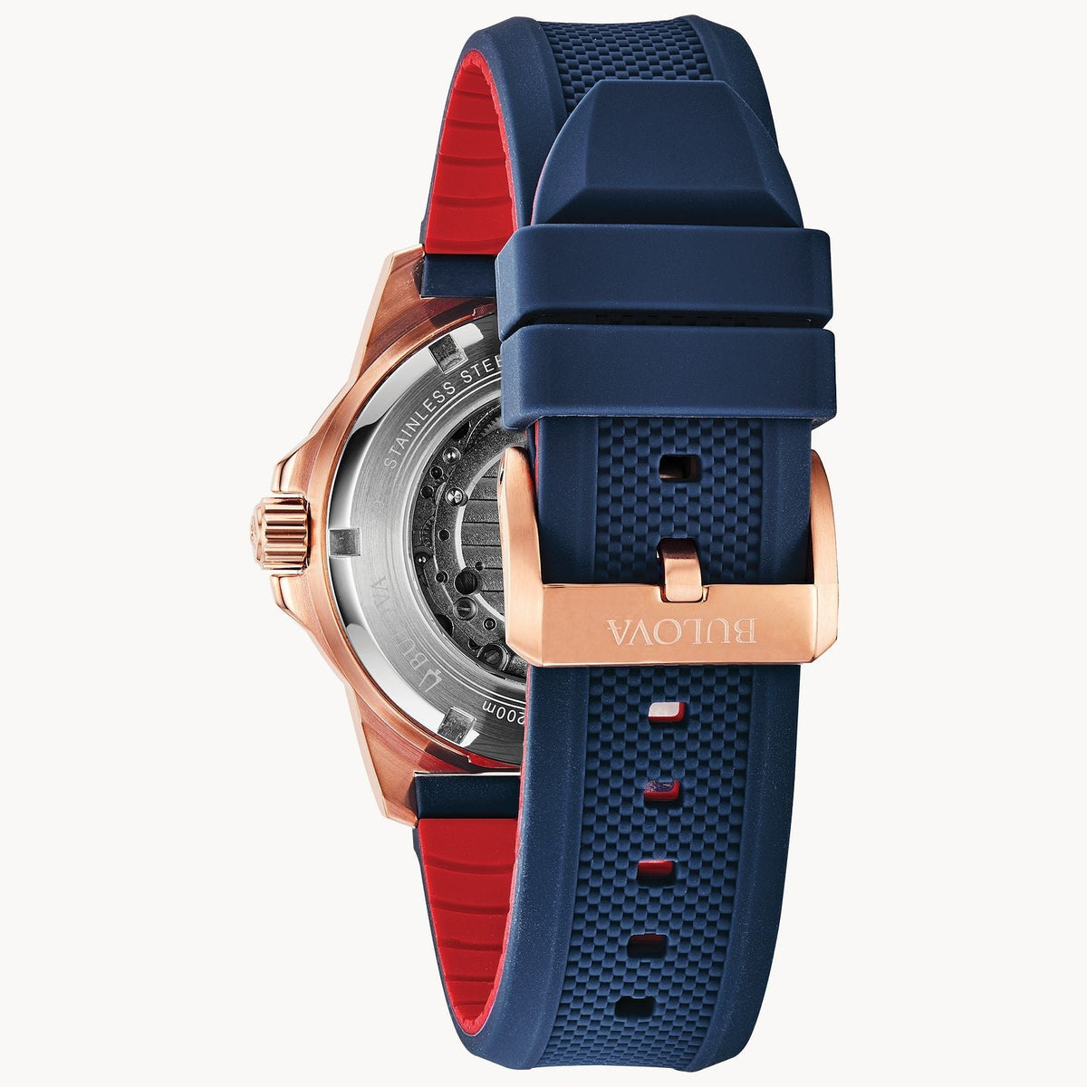 98A227 Reloj Bulova Marine Star de caballero pulsera de silicona