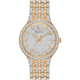 98A229 Reloj Bulova Crystal de hombre correa de metal