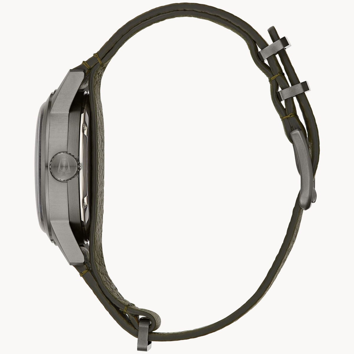 98A255 Reloj Bulova Hack Watch de caballero pulsera de piel