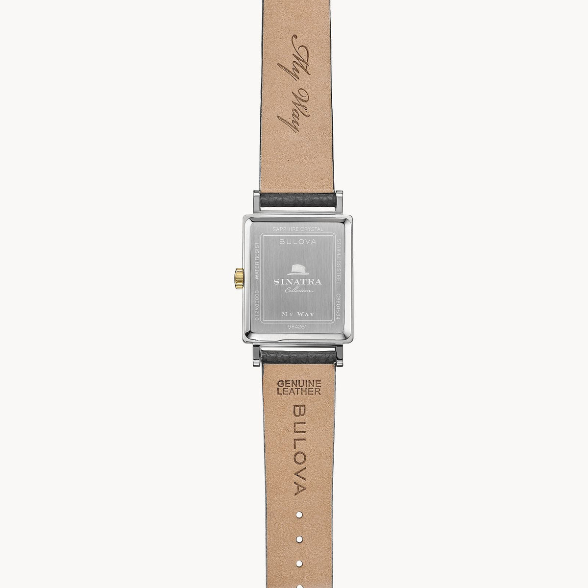98A261 Reloj Bulova My Way de hombre pulsera de cuero 29.5 mm