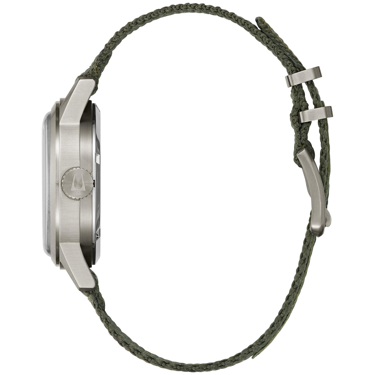 98A307 Reloj Bulova Hack Military de hombre pulsera de tela