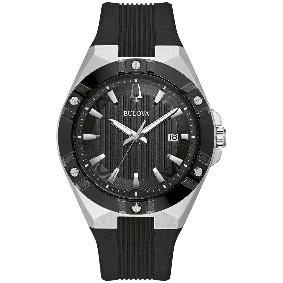 98B366 Reloj Bulova Sport de caballero correa de silicona